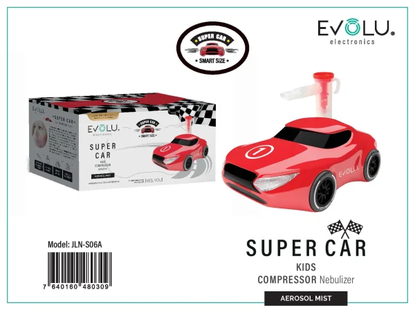 kompresorinis inhaliatorius Super Car thumbnail 5