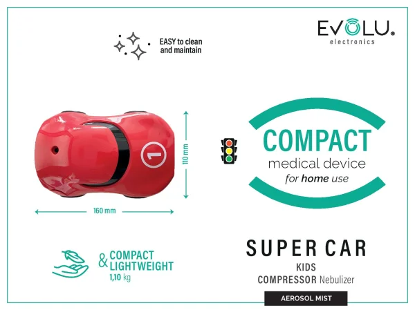 kompresorinis inhaliatorius Super Car thumbnail 10