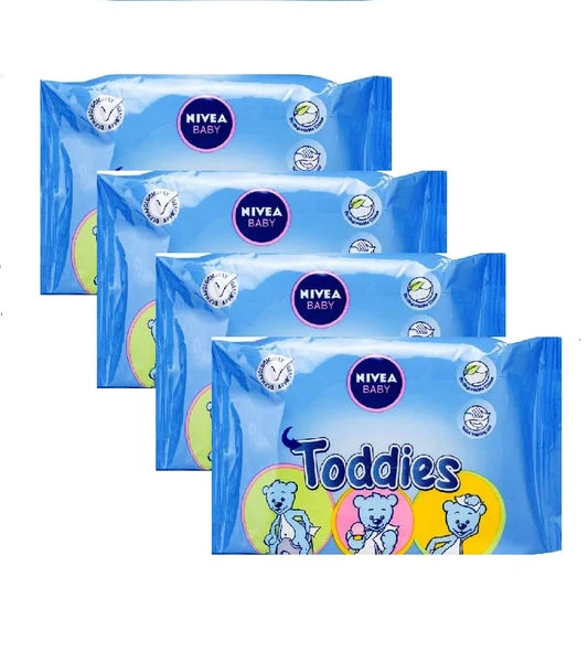 Baby drėgnos servetėlės 60 vnt. Toddies 