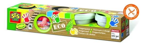  Eco 4 spalvų pirštų dažai