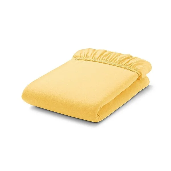 paklodė su guma frotte, geltona, 120*60 12724