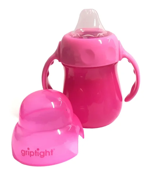 gertuvė nuo 6 mėn.,HANDLED SIPPER CUP, rožinė