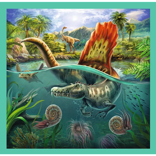 TREFL 3 dėlionių rinkinys „Dinozaurai“