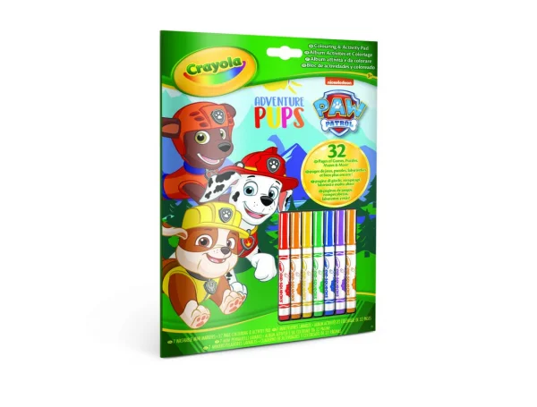 CRAYOLA  Spalvinimo knygelė „Šuniukai-patruliai“