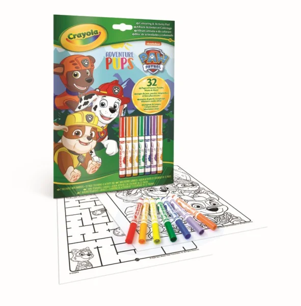 CRAYOLA  Spalvinimo knygelė „Šuniukai-patruliai“ thumbnail 2