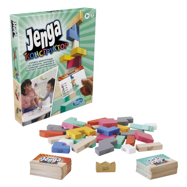 JENGA Žaidimas „Jenga Maker“ (Rusų kalba)
