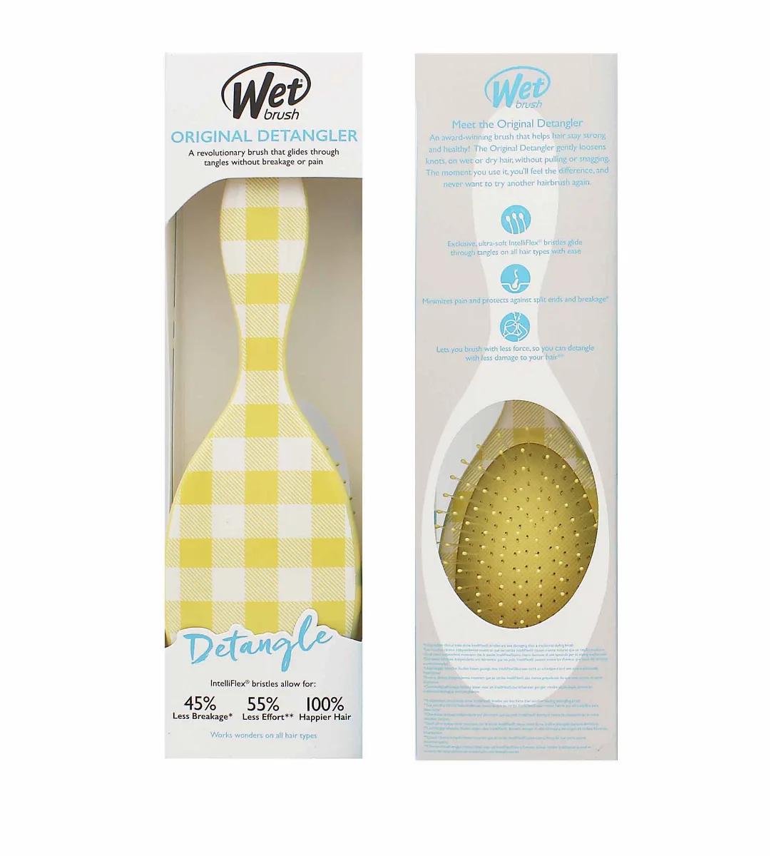 Wet Brush hairbrush Golden Gingham Original
