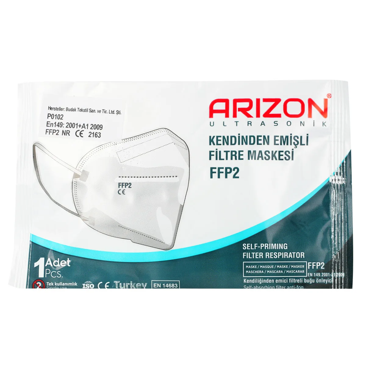 Arizon Filter Mask FFP2 Sejas maska