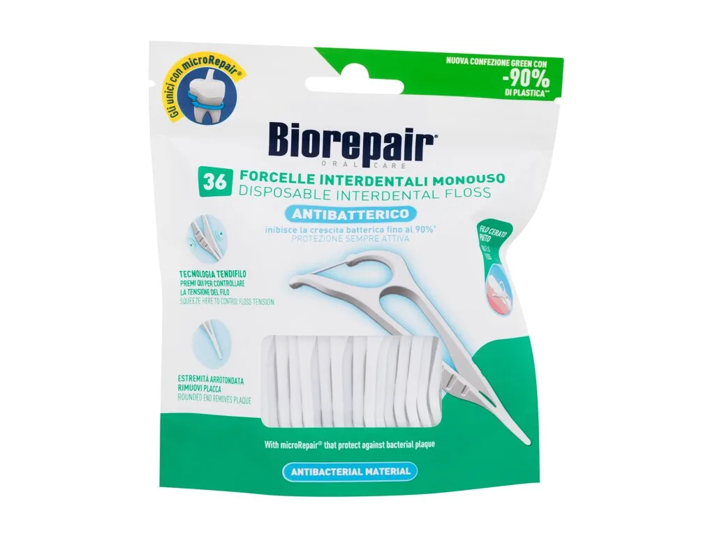 Biorepair Antibacterial Disposable Interdental Floss Zobu
