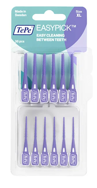 TePe Easypick XL rubber toothpicks purple