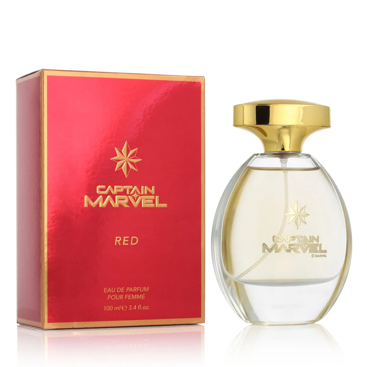 Marvel Captain Marvel Red Eau De