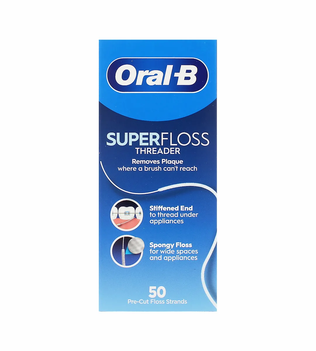 Oral-b dental floss 50 pcs Superfloss