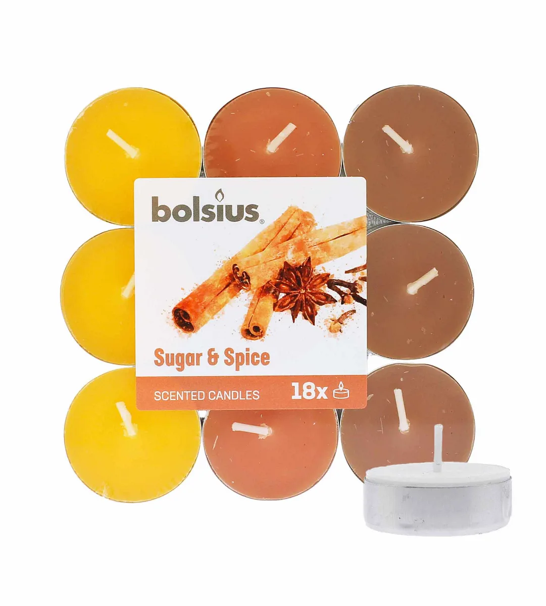 Bolsius tea candle 18 pcs Scented