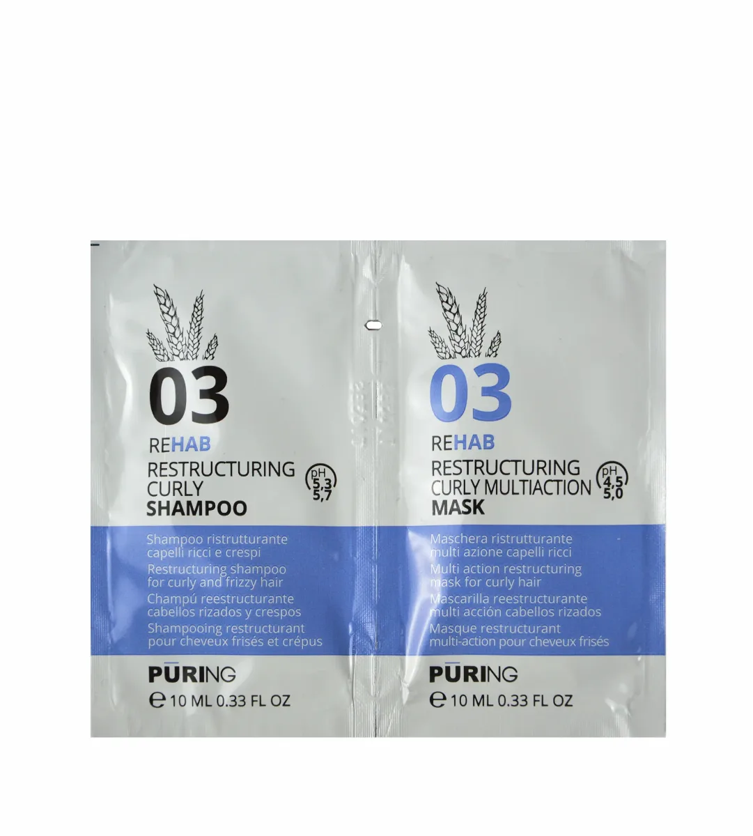 PÜRING 03 Rehab Restructuring Curly Shampoo