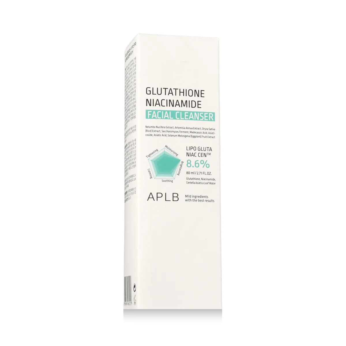 Aplb Glutathione Niacinamide Facial Cleanser Attīroša