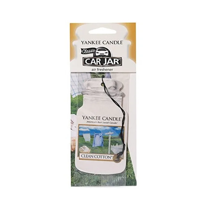 Yankee Candle Car Jar Clean Cotton