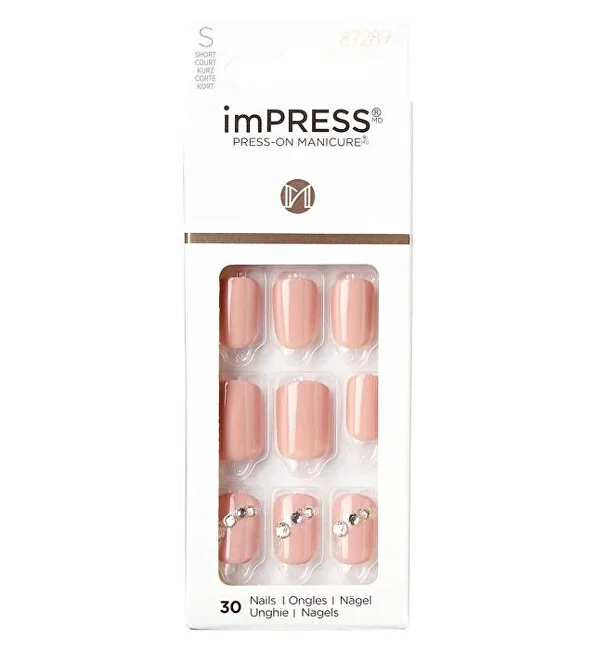 Kiss Self-adhesive nails imPRESS Nails Crystal