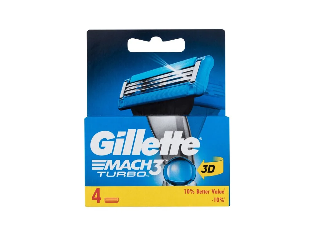 Gillette Mach3 Turbo 3D Maināmie asmeņi