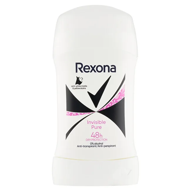 Rexona Invisible Pure solid antiperspirant Dezodorants