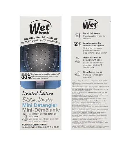 Wet Brush hairbrush Chrome Holographic Mini