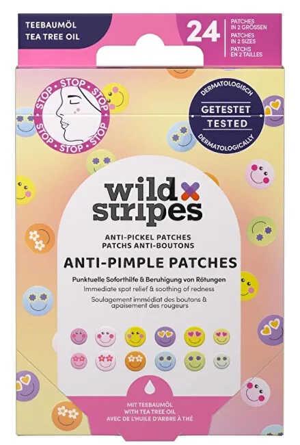 Wild Stripes Hydrocolloid acne patches with
