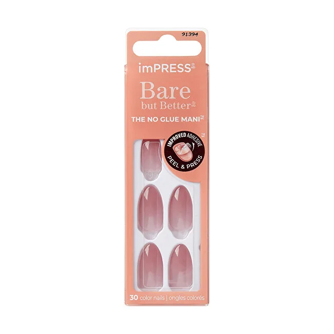 KISS Adhesive nails ImPRESS Bare but