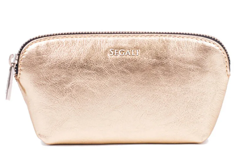 SEGALI Leather bag etue A4 Gold