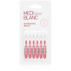 MEDIBLANC Interdental brush I-shaped 0.4 mm pink 6 pcs thumbnail 1