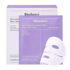 Biodance Set of face masks Rejuvenating Caviar PDRN Real Deep Mask 4 x 34 g thumbnail 1