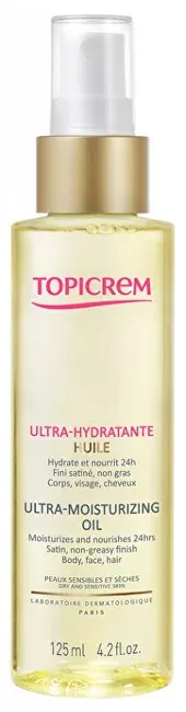 Topicrem Moisturizing oil for body and hair (Ultra-Moisturizing Oil) 125 ml thumbnail 1