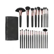Mimo Cosmetics Makeup Brush Set Black 24 Pcs thumbnail 1