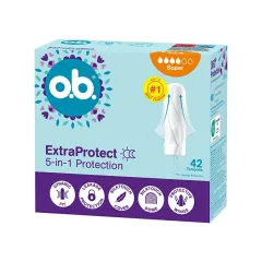 o.b. Extra Protect Super Tampons - 42 ks thumbnail 1