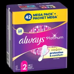 Always Platinum Ultra Super Mega sanitary pads 42 pcs thumbnail 8