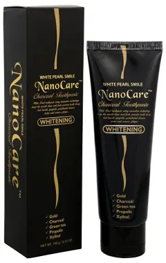 White Pearl NanoCare Whitening Charcoal Toothpaste thumbnail 1