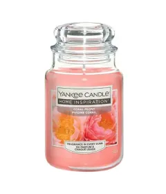 Yankee Candle Scented candle Home Inspiration large Coral Peony thumbnail 1