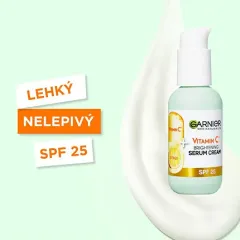 Garnier Skin Naturals Vitamin C Brightening Serum Cream Odos serumas 50 ml Švytėjimo suteikiantis veido serumas thumbnail 2