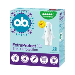 o.b. Tampons Extra Protect Super Plus - 36 ks thumbnail 1
