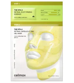Celimax Two-phase hydrogel mask The Vita-A Hydrogel Mask 4 x 38 g thumbnail 1