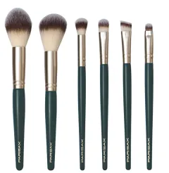Parisax Gift set of cosmetic brushes for powder, blush and eyeshadow 6 pcs thumbnail 2