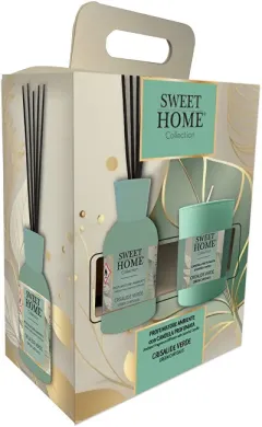 Sweet Home Collection Green Chrysalys Set - Dárková sada aroma difuzéru se svíčkou Namų kvapas thumbnail 1