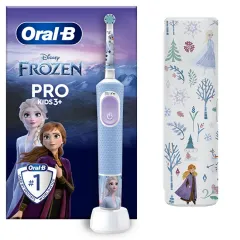 ORAL-B Vitality Pro Kids Frozen Electric Toothbrush with Travel Case thumbnail 1