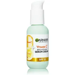 Garnier Skin Naturals Vitamin C Brightening Serum Cream Odos serumas 50 ml Švytėjimo suteikiantis veido serumas thumbnail 1