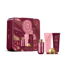 Grace Cole Velvet Plum & Soft Suede 4-Piece Body Care Gift Set in Tin thumbnail 1