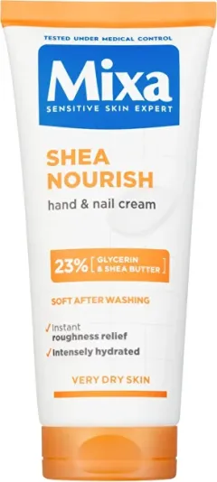 Mixa Shea Nourish Hand & Nail Cream thumbnail 1