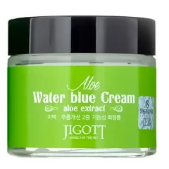 Jigott Aloe Water Blue Cream Korėjietiška kosmetika 70 ml Drėkinamasis veido kremas thumbnail 1