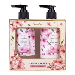 Accentra Cherry Blossom Essential Botanical Hand Care Pump Gift Set thumbnail 1