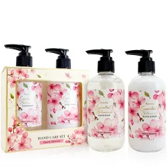 Accentra Cherry Blossom Essential Botanical Hand Care Pump Gift Set thumbnail 2