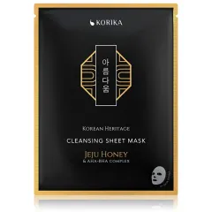 KORIKA Cleansing sheet mask with Jeju honey and AHA, BHA complex Korean Heritage (Cleansing Sheet Mask) 25 g thumbnail 1