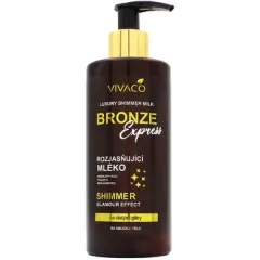 Vivaco rozjasňující tělové mléko s glitry 300 ml Bronze Express thumbnail 2