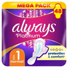 Always Platinum Normal sanitary napkins 48 pcs thumbnail 1